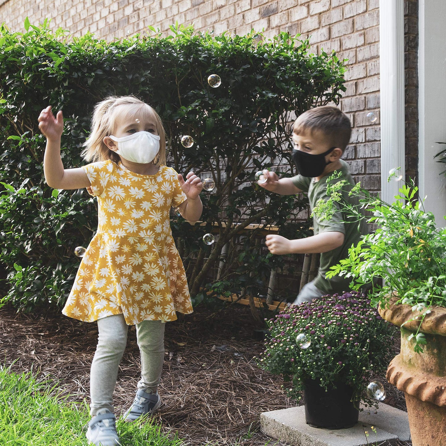 Gildan Adult & Youth Reusable 2-Layer Cotton Face Mask (12 & 24 Packs)