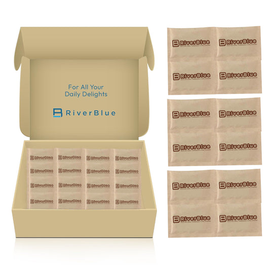 Organic Sugar Packets Packaged By RiverBlue Good For Traveling,Everyday,Restaurant,Concession Stands And Coffee Shops,