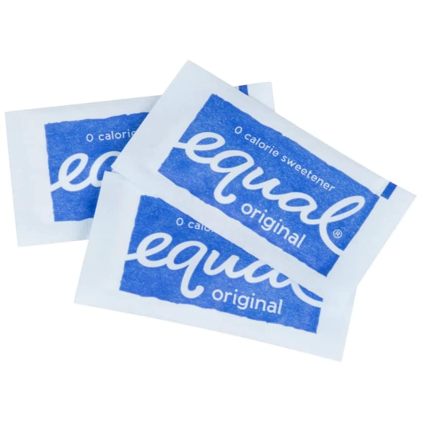 RiverBlue Sugar And Sweeteners Packets Good For Traveling,Everyday, Restaurants,Concession Stands, And Coffee Shops, (Equal) 50 Packs