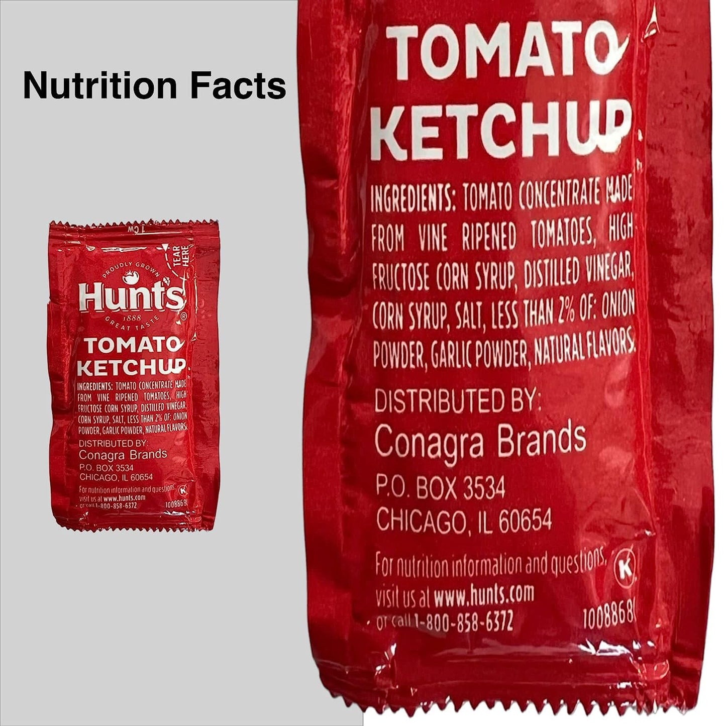 RiverBlue ketchup Packets for Travel Restaurants Picnics Gifting and Food Service Use 50 Pack