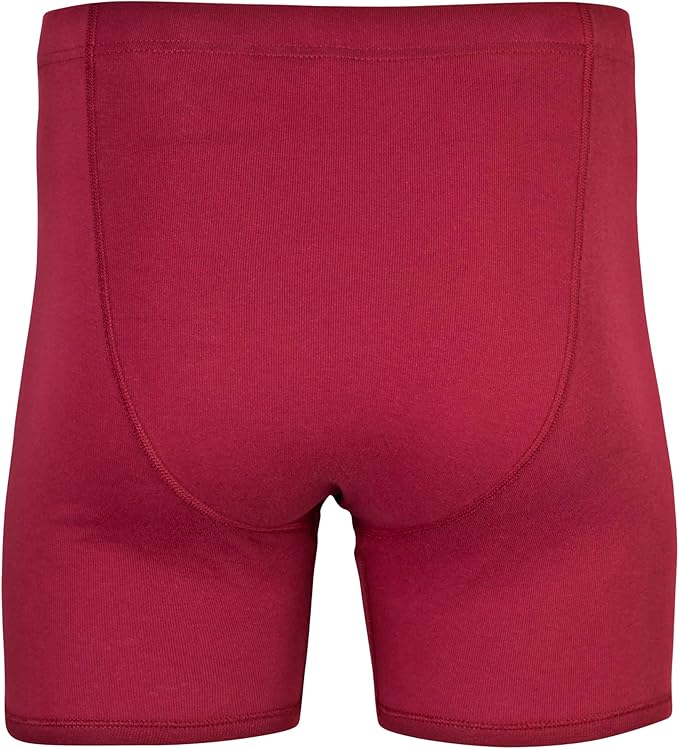 Gildan Men's Underwear Covered Waistband Boxer Briefs, Multipack, Black/Garnet/Graphite (10-Pack)