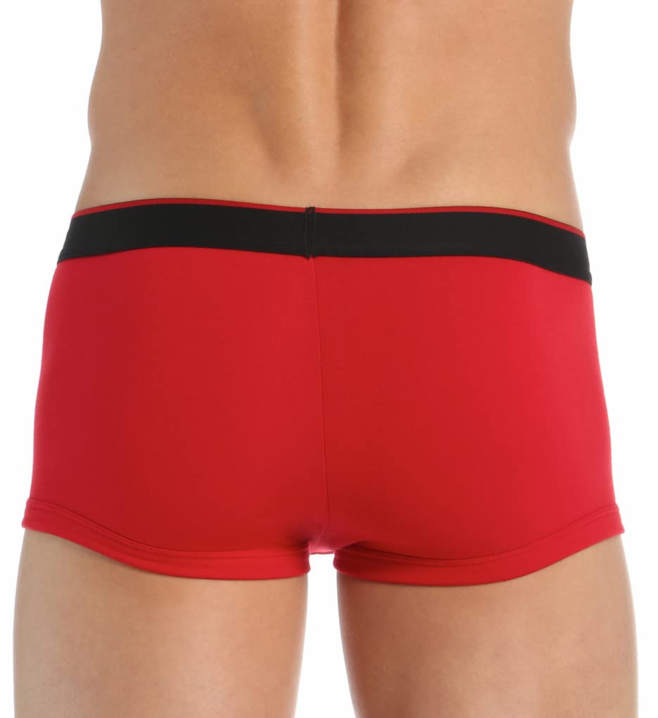 Papi Men's Stylish Brazilian Solid and Print Trunks (3-Pack of Men's Underwear)