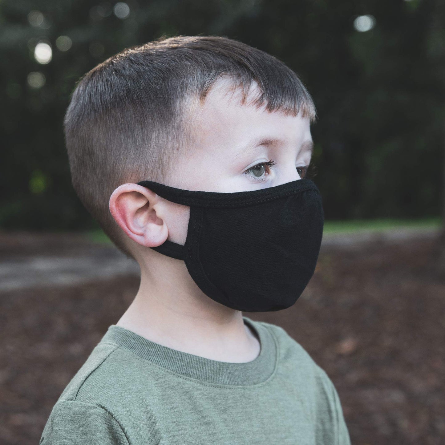 Gildan Adult & Youth Reusable 2-Layer Cotton Face Mask (12 & 24 Packs)