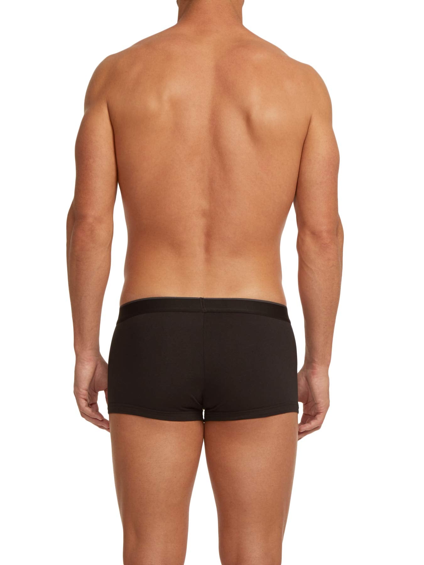 Papi Men's Stylish Brazilian Solid and Print Trunks (3-Pack of Men's Underwear)