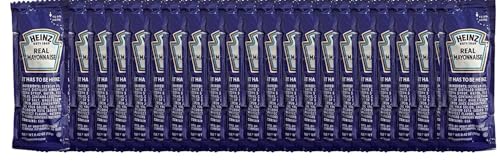 RiverBlue Mayonnaise Packets for Travel Restaurants Picnics Gifting and Food Service Use 50 Pack